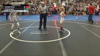 60 lbs Quarterfinal - Paislye Kirk, CP vs Rileigh Craig, Miami East