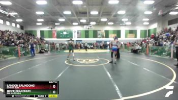 Boys 108 lbs 1st Place Match - Landon Salindong, Durham Boys vs Brice Bearchum, Red Bluff Boys