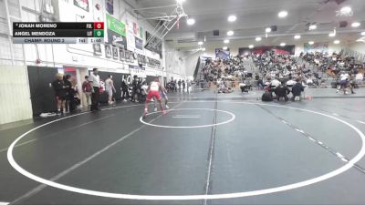 126 lbs Champ. Round 2 - Jonah Moreno, Fullerton vs Angel Mendoza, Littlerock