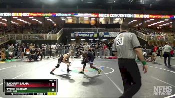 3A 132 lbs Cons. Round 3 - Tyree Graham, South Dade vs Zachary Balma, Riverdale