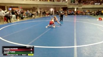 64 lbs Cons. Round 1 - Oliver Turek, Waconia vs Mason Calhoun, Centennial