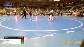 125 lbs Quarterfinal - Adam Carey, Indee Mat Club vs Parker Wickam, Bear Cave