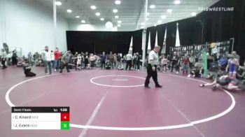 90 lbs Semifinal - Carter Kinard, Dover vs James Evans, Neshaminy