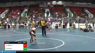 55 lbs Round 1 - Keegan Moore, Freedom Wrestling Club vs Denver Rivera, Grandville Wrestling Club