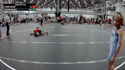 52 lbs Placement (4 Team) - Rylan Garcia, CTWHALE vs Gage Silsby, Smitty`s Barn
