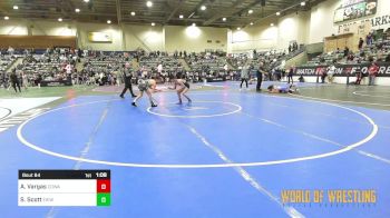 100 lbs Quarterfinal - Alejandro Vargas, COWA vs Scout Scott, East Idaho Elite