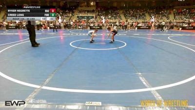 55 lbs Consi Of 16 #2 - Ryker Negrette, Maize vs Creed Long, Powerhouse Comanche OK