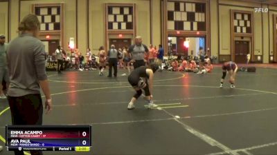 100 lbs Round 3 (10 Team) - Emma Acampo, MGW- Cotton Candy vs Ava Paul, MGW- Mango Bango