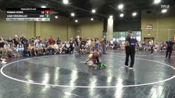 75 lbs Round 1 (6 Team) - Liam Crousillac, Gulf Coast WC vs Roman Howe, Tasmanian Devils