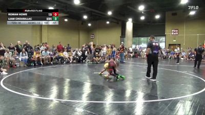 75 lbs Round 1 (6 Team) - Liam Crousillac, Gulf Coast WC vs Roman Howe, Tasmanian Devils