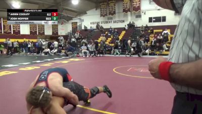 215 lbs Quarterfinal - Josh Hoffer, Washington Community vs Aiden Cooley, Allen