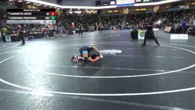 124 lbs Champ. Round 1 - Liannette Ortiz, Wartburg vs Lorianna Piestewa, Colorado Mesa University