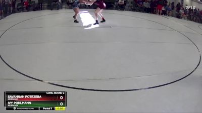 118 lbs Cons. Round 2 - Ivy Pohlmann, Nebraska vs Savannah Potrzeba, Nebraska