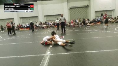 70 lbs Semifinal - Spencer Mattson, Unattached vs Otto Banda, Brawlers