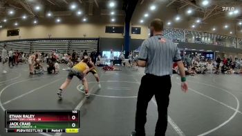 105 lbs Round 6 (8 Team) - Jack Craig, Hanover Hawkeye vs Ethan Raley, Junior Terps Xtreme