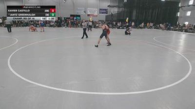 113 lbs Champ. Rd Of 16 - Xavier Castillo, Juggernaut WC vs Jantz Greenhalgh, Champions Wrestling Club