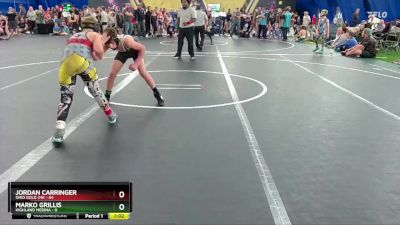 96 lbs Round 5 (8 Team) - Jordan Carringer, Ohio Gold 24k vs Marko Grillis, Highland Medina