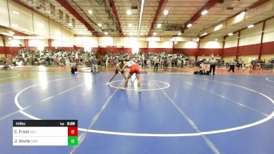 141 lbs Quarterfinal - Caden Frost, New England College vs Jack Voute, Castleton