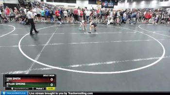 97 lbs Champ. Round 1 - Kyler Simons, IA vs Van Smith, OK