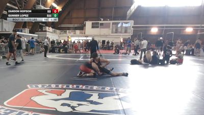 170 lbs 5th Place - Zandon Hopson, Red Dot Wrestling vs Gunner Lopez, Black Fox