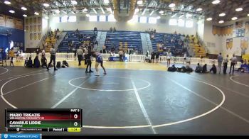 138 Blue Semifinal - Cavarius Liddie, Buchholz vs Mario Trigazis, Wellington Community Hs
