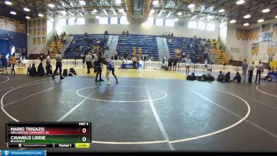 138 Blue Semifinal - Cavarius Liddie, Buchholz vs Mario Trigazis, Wellington Community Hs