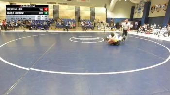 197 lbs 3rd Place Match - Jacob Jimenez, Averett vs Maxx Miller, Washington & Lee