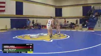 197 lbs Cons. Round 3 - Derek Liddle, Shenandoah University vs Maxx DeCapua, Johnson & Wales (RI)