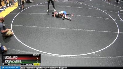 49 lbs Round 5 - Nevaeh Keith, Rivertown Wolves vs Cade Camarillo, Eastside Youth Wrestling