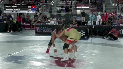 62 lbs Cons. Semis - Alara Boyd, Cardinal WC vs Marilyn Garcia, Beat The Streets Los Angeles/ Titan Mercury Wrestling Club (TMWC)