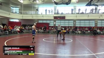 125 lbs Champ. Round 2 - Michael Douglas, Hunter vs Christopher DeRosa, New England College