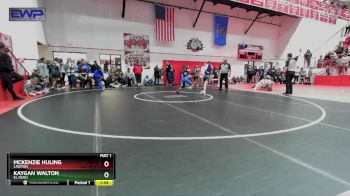 73/82 Semifinal - Kaygan Walton, EL RENO vs Mckenzie Huling, LAWTON