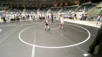 55 lbs Consi Of 8 #2 - Chance Peters, Claremore Wrestling Club vs Kyler Douglas, Sallisaw Takedown Club