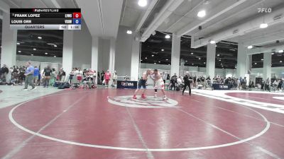 Masters E FS - 100 lbs Quarters - Frank Lopez, Las Vegas Wrestling Club vs Louis Orr, Victory School Of Wrestling