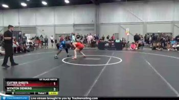 152 lbs Placement Matches (16 Team) - Cutter Sheets, Oklahoma Blue vs Wynton Denkins, Ohio