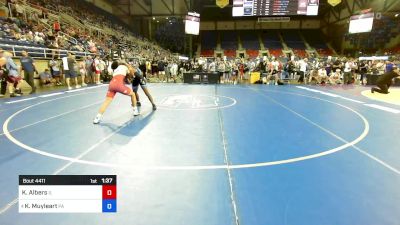 126 lbs Rnd Of 64 - Keagan Albers, IL vs Kavin Muyleart, PA