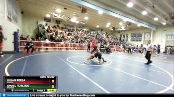 195 lbs Cons. Round 1 - Julian Perea, Servite vs ISMAEL ROBLEDO, Mayfair