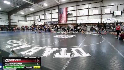 42 lbs Cons. Semi - Landon Dunbar, Uintah vs Raxtin Winward, Sanderson Wrestling Academy