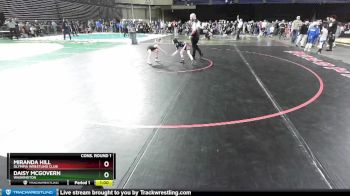 54 lbs Cons. Round 1 - Daisy McGovern, Washington vs Miranda Hill, Olympia Wrestling Club