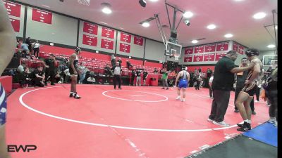 157 lbs Consi Of 4 - Sebastian Garcia, Rogers High School Boys vs La'Thius Jones, Muskogee