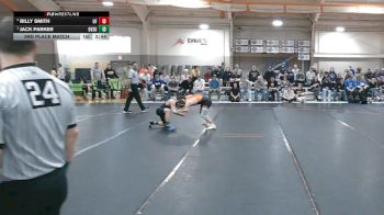 125 lbs 3rd Place Match - Jack Parker, Grand Valley State vs Billy Smith, Findlay