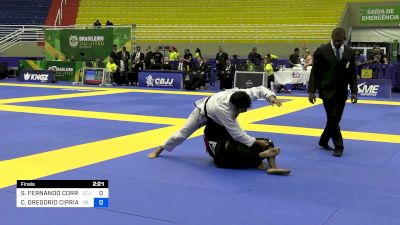 STÉFANO FERNANDO CORRÊA vs CAIO GREGORIO CIPRIANO 2024 Brasileiro Jiu-Jitsu IBJJF