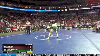 3A-152 lbs Cons. Round 4 - Jack Miller, Pleasant Valley vs Kyler Scranton, Iowa City, West