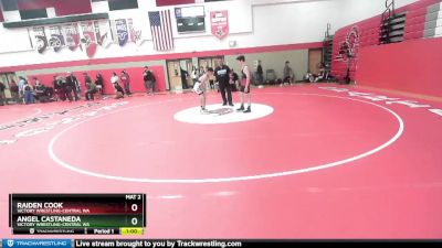 119 lbs Round 2 - Angel Castaneda, Victory Wrestling-Central WA vs Raiden Cook, Victory Wrestling-Central WA