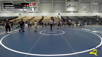 102 lbs 3rd Place Match - Westin Bratt, Cato Blue Devils Wrestling vs Callie Trail, Brawler Elite