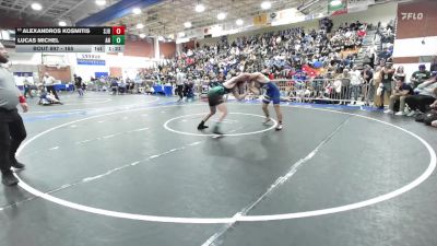 165 lbs Champ. Round 2 - Lucas Michel, Aliso Niguel vs Alexandros Kosmitis, St John Bosco