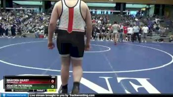 285 lbs Semifinals (8 Team) - Hunter Paul, Collinsville vs Caleb Phillips, Coweta Public School