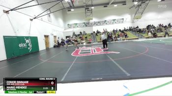 165 lbs Cons. Round 2 - Conor Dinnage, San Jose State Club vs Mario Mendez, Rio Hondo