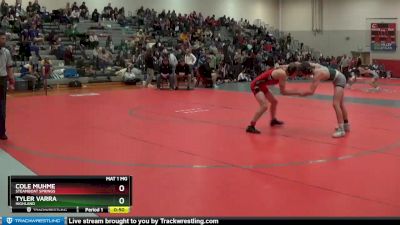 126 lbs Cons. Round 3 - Cole Muhme, Steamboat Springs vs Tyler Varra, Highland