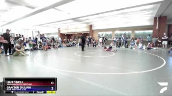 82 lbs Round 2 - Liam O`Neill, Virginia Patriots Wrestling vs Grayson Giuliani, NOVA Wrestling Club